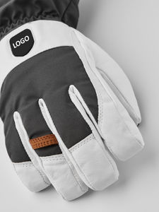 Guantes de esquí térmicos de invierno para carreras de nieve al aire libre, guantes de esquí de cuero a prueba de viento, guantes de esquí de Snowboard de alta calidad con logotipo personalizado - Product Image 2