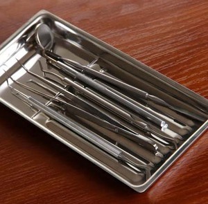 Kit de examen Dental de acero inoxidable forjado alemán al por mayor juego de examen Dental espejo examen Dental Kit básico - Product Image 1