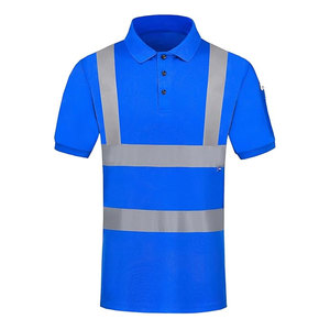 Polo de Seguridad Industrial Unisex de Alta Visibilidad, Fluorescente, Térmico, Ajustado, de Poliéster - Product Image 6