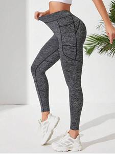 Leggings de Cintura Alta para Mujer, Pantalones de Yoga con Control de Abdomen para Entrenamiento, Correr, Leggings Deportivos para Mujer, Talla Grande - Product Image 3