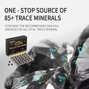 Gotas secas puras de shilajit del Himalaya (30 tabletas-200mg cada una) Shilajit puro de máxima potencia con más de 85 minerales traza y ácido fúlvico - Product Image 2