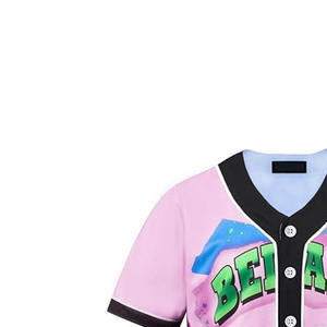 Camisetas de béisbol de poliéster personalizadas para mujer transpirables, uniformes deportivos impresos, estilo OEM/ODM, venta al por mayor, pedido a granel disponible - Product Image 5