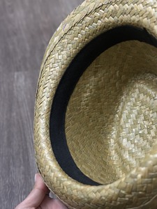 Trilby Straw <b>Hat</b> Fedora Hand Woven With Inner <b>Band</b> for Brand Merchandise Importer Wholesale Directly from Vietnam Factory - Product Image 3