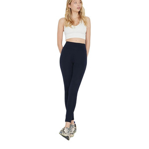 Leggings Deportivos de Moda de Color Sólido, Cintura Alta, Tela de Alta Calidad, Largo hasta el Tobillo, Transpirables para Ejercicio - Product Image 3