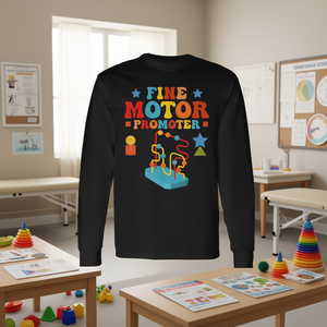 Camiseta de manga larga Fine Motor Promoter para terapia ocupacional, talla para adultos - Product Image 3