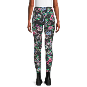 Mallas de Yoga de fitness de tela LICRA de alta calidad mallas de mujer de cintura elástica impresas personalizadas de buena calidad - Product Image 3