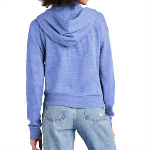 Sweat à capuche à fermeture éclair royale pour femmes, sweat à capuche confortable pour tous les jours, parfait pour les voyages et les tenues décontractées - Product Image 5