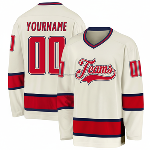 Maillot de hockey sur glace personnalisé – Tissu léger et durable OEM - Product Image 2