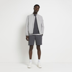 2025 hommes luxe fermeture éclair vol Bomber veste hiver haut tissu couleur unie hiver vêtements de plein air veste homme - Product Image 3