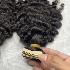 Bande birmane super saine dans les extensions de cheveux 100% donneur unique cheveux bruts vierges remy bande birmane - Product Image 3
