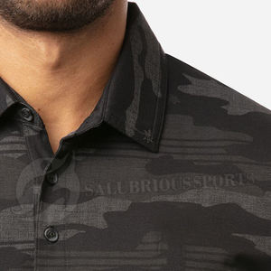 เสื้อยืดโปโลผู้ชายแขนสั้นพิมพ์ลายคุณภาพสูงสำหรับฤดูร้อน - Product Image 5