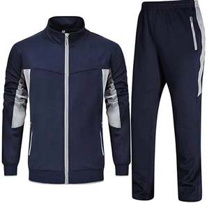 Ensemble de survêtements d'hiver pour hommes de haute qualité personnalisés, coupe ajustée, vêtements de sport d'extérieur respirants, survêtement, prix de gros d'usine - Product Image 4