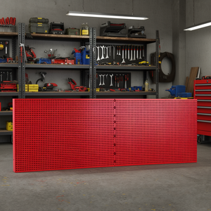 Armoire à outils Facom à double panneau arrière, rouge, de hauteur moyenne - Product Image 3