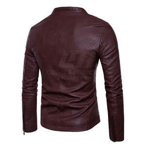 Veste en cuir pour homme automne-hiver, veste en cuir pour homme de la meilleure qualité, veste en cuir pour homme à séchage rapide pour l'hiver - Product Image 3