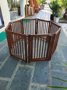 Solid Price Wooden Pet <b>Gate</b> Acacia Wooden From Vietnam Manufacturer Durable New Style Update 12 Dec 23 V4 - Product Image 6
