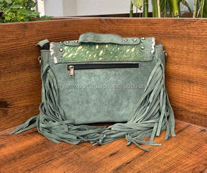 ใหม่โลหะขนหนังนิ่มหนัง Fringe กระเป๋าถือสไตล์ตะวันตก Crossbody กระเป๋าสะพายร้อนขายสายคล้องไหล่กระเป๋าสําหรับสตรี - Product Image 5