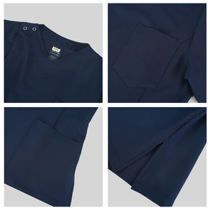 Uniformes de Enfermería Personalizados al por Mayor con Logotipo, Uniformes Médicos Unisex de Manga Corta, Uniforme de Enfermería Personalizado para Hospital - Product Image 3