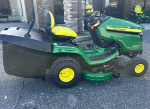 John Deere X350R Industrial 2-Stroke Diesel Lawn Tractor 42-in. Deck <b>125cc</b> <b>Engine</b> 100L Grass Box Side Discharge - Product Image 2