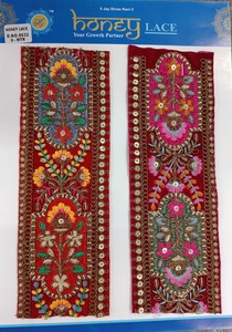 ผ้าบางเนื้อละเอียดปักลายลูกไม้หรูหรางานปักลวดลายอย่างประณีตพร้อมการออกแบบที่หรูหราสำหรับการตัดงานฝีมือและอุปกรณ์เสริม - Product Image 4