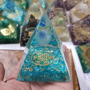 Blue Apatite <b>Orgone</b> Pyramid Wholesale <b>Orgone</b> Pyramids Wholesale Best Quality <b>Orgone</b> Pyramids - Product Image 4