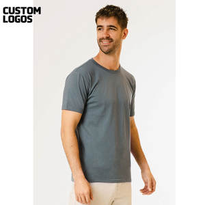 100% Cotton Round Neck T-Shirt Men Breathable Casual Solid Color Bottoming Short Sleeve T Shirt - Product Image 4