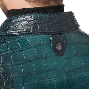 <b>Men's</b> <b>Sexy</b> Shiny Leather Eco-Friendly Customized Casual Shirts <b>Short</b> Sleeve V-neck Shaping Breathable Quick Dry Autumn Stage - Product Image 6