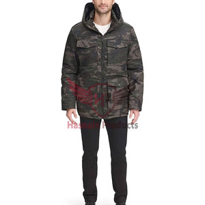 โลโก้ทํามือที่กําหนดเองกลางแจ้งชายเบาะแจ็คเก็ตยาว Parkas - แจ็คเก็ตเสื้อคลุมผู้ชายปักเป้าฤดูหนาวที่อบอุ่นสําหรับผู้ชายและผู้หญิง - Product Image 1