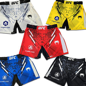 Pantalones Cortos de MMA NOGI de Alta Calidad para Hombre, Ligeros, de Secado Rápido, Tejidos, para Deportes, Kickboxing, BJJ, Lucha Libre, Gimnasio, Color Sólido - Product Image 1