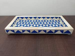 MEILLEUR MODERNE MEILLEURE QUALITÉ PATTERN BONE INLAY PLATEAU DE SERVICE Décor de table à manger pour la maison Hôtel & Restaurant - Product Image 3