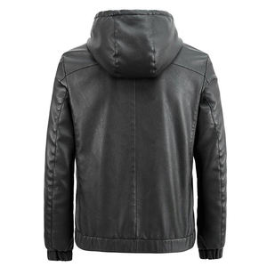Chaqueta de moto de cuero para hombre, chaqueta de moto para hombre con chaqueta de carreras de motorista de cuero genuino, desgaste con OEM - Product Image 2