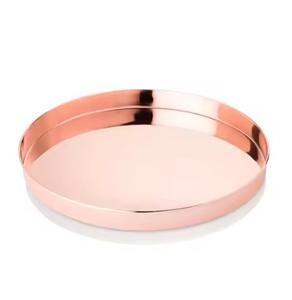 Vintage Design Metal Copper High Quality Serving <b>Trays</b> Decorative <b>Trays</b> Home Tableware <b>Decor</b> Durable <b>Trays</b> - Product Image 2