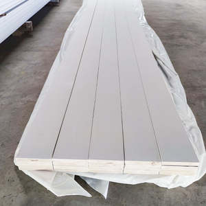 Garniture de plinthe à panneau en bois apprêté blanc en gros d'usine - Product Image 3
