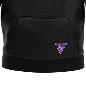 OEM de alta calidad Unisex peso pesado algodón polar Sudadera con capucha Logo en relieve bordado personalizado sublimación negro invierno Sudadera con capucha - Product Image 3