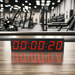 Hot bán thể thao tập thể dục đồng hồ bấm giờ Marathon đua hẹn giờ phát sóng trực tiếp leo núi đếm ngược tay đấm bốc hội nghị nhựa - Product Image 3