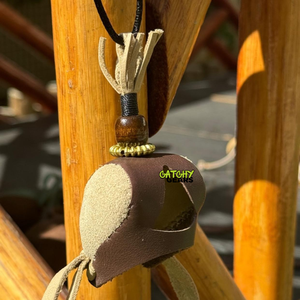 Qatari Falconry Hood <b>Keyring</b> Durable <b>Leather</b> Game Call Keychain - Product Image 6