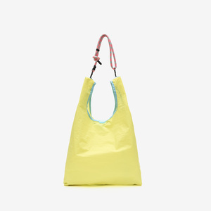 ShopEase Eco Yellow Nylon <b>Rope</b> Handle Medium Size Bag-Practical & Stylish Easy Storage Case - Product Image 2