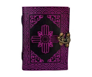 สมุดบันทึกหนังเซลติกสมุดบันทึกที่ผูกไว้สมุดโน้ตวินเทจหนังสือเงาสีดำสะกดสมุดบันทึกสมุดไดอารี่สมุดร่าง - Product Image 1