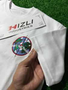 100% coton respirant microfibre T-shirts hommes 300 gsm haute qualité séchage rapide surdimensionné régulier Streetwear blanc séchage rapide - Product Image 5