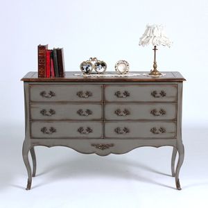 Offre Spéciale classique vintage en bois d'acajou en bois massif 6 tiroirs armoire pliable durable et écologique pour ranger de nombreux articles de vie - Product Image 1