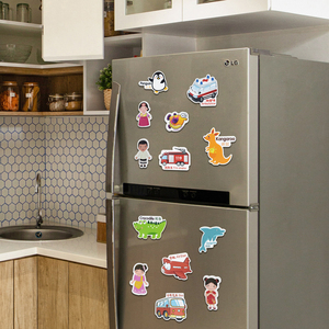 Imanes Educativos Personalizados UCI de EVA, Juego de Imanes de Refrigerador con Dibujos Animados Coloridos para Niños, Juguetes de Aprendizaje Temprano, Accesorios para <span class=keywords><strong>Pizarra</strong></span> Blanca y <span class=keywords><strong>Pizarra</strong></span> - Product Image 6