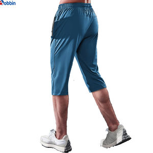 New Arrival <b>Men's</b> Capri Pants Below Knee Workout <b>Shorts</b> Casual <b>3</b>/<b>4</b> Jogger Running Zipper Pockets Unisex Golf Athletic Trousers - Product Image 2