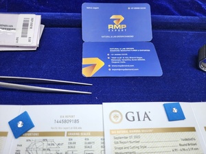 Gema de diamante Natural de 1,25-1,8mm, Gema de Color FGH VS claridad 100% Natural, Diamante Suelto - Product Image 3