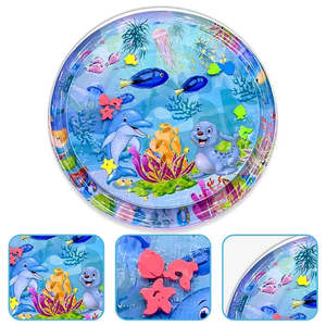 Grand tapis de jeu pour bébé en PVC avec fonction aquatique, jouet éducatif doux pour pique-nique, tapis de sol lavable - Product Image 4