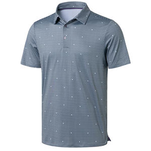 Venta caliente 2025 nuevos hombres Casual actividades al aire libre polos hombres manga corta secado rápido poliéster Polo camisa - Product Image 1