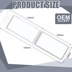 علبة عرض شفافة مربعة من البلاستيك PVC لحماية التماثيل، قابلة للتخصيص بالطباعة، سماكة 0.2-0.3 مم - Product Image 2