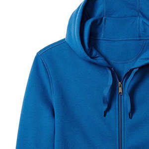 Nueva moda personalizada Color sólido peso pesado hombres Sudadera con capucha de alta calidad de gran tamaño hombro caído Vintage cremallera Sudadera con capucha hombres - Product Image 2