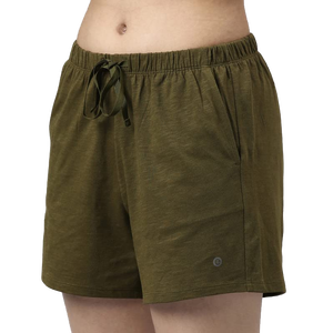 Shorts de survêtement décontractés à la mode pour femmes en gros taille haute pantalon en coton élastique couleur unie respirant BD" - Product Image 3