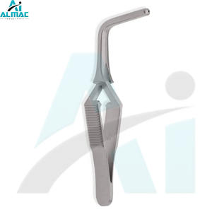 ALMAC-Pince pour bouledogue atraumatique Santulli de qualité supérieure, conçue pour un serrage sûr des vaisseaux lors de chirurgies cardiaques et vasculaires, certifiée CE - Product Image 2