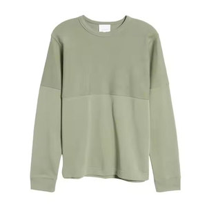 ¡Novedad de 2025! Sudadera informal para hombre, Top holgado de moda para Calle, ropa deportiva de talla grande, bordado sólido teñido liso personalizado - Product Image 5
