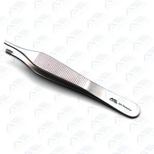 Pince à dissection microchirurgicale de haute qualité en acier inoxydable, pince à tissus Adson Brown, instrument médical - Product Image 5